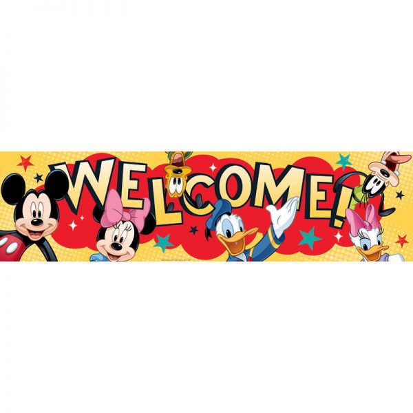 Eureka® Mickey® Welcome Classroom Banner