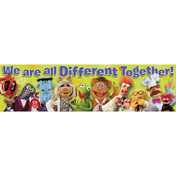 Eureka® Muppets® Different Together Classroom Banner