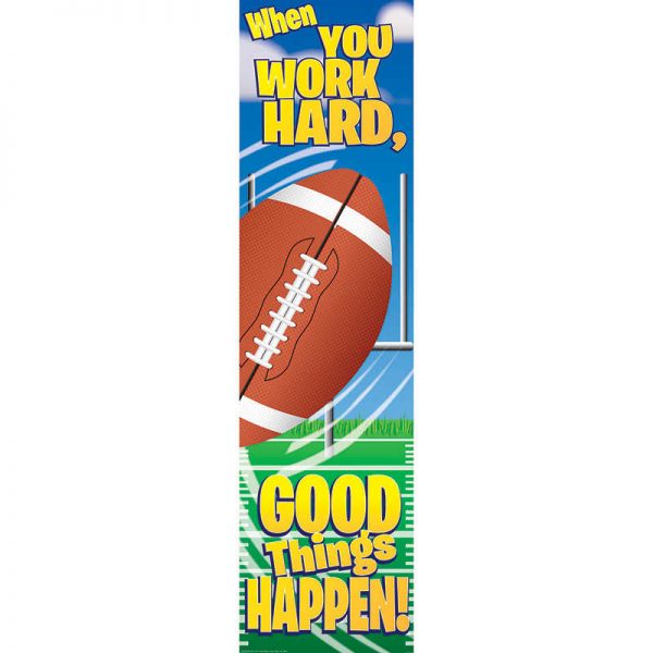Eureka® Football Motivational Banner, 4'