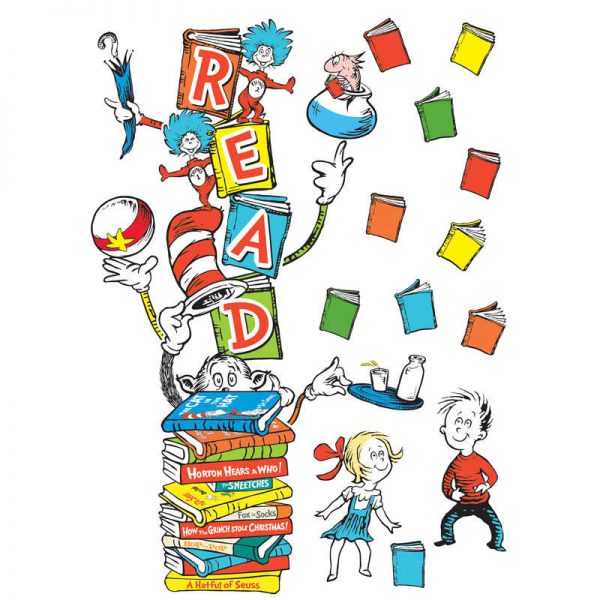 Eureka® Dr. Seuss™ Reading All-In-One Door Decor Kit