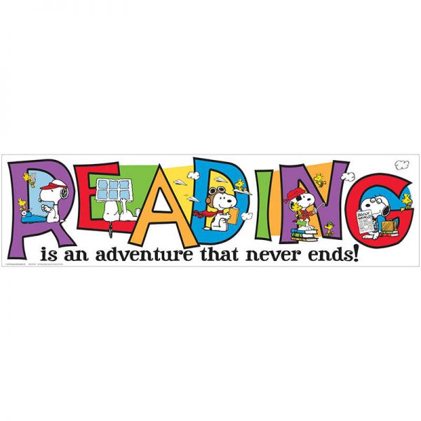 Eureka® Peanuts® Reading Banner