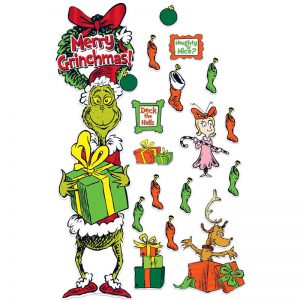 Eureka® Dr. Seuss™ The Grinch All-In-One Door Decor Kit