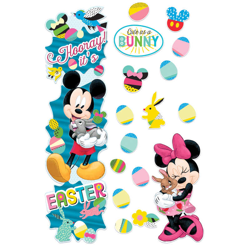 Eureka® Mickey Mouse® Easter All-In-One Door Decor Kit, 34 Pieces Per Set, 2 Sets