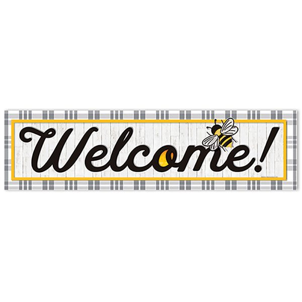 EUREKA The Hive Welcome Horizontal Banner, 45" x 12"