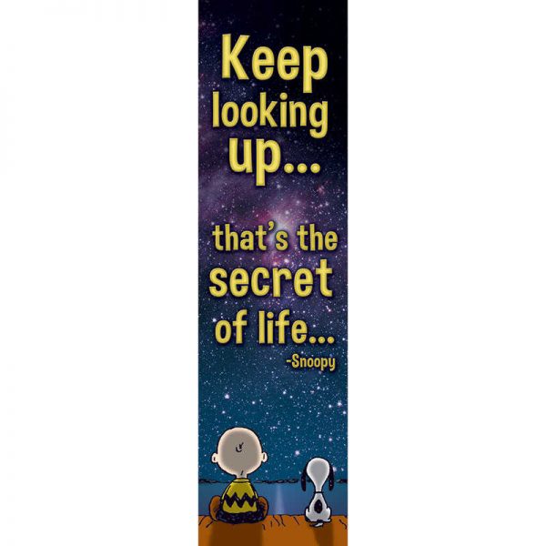 Eureka® Peanuts® Keep Looking Up… Vertical Banner