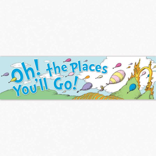 Eureka® Dr. Seuss™ Oh the Places Balloons Classroom Banner