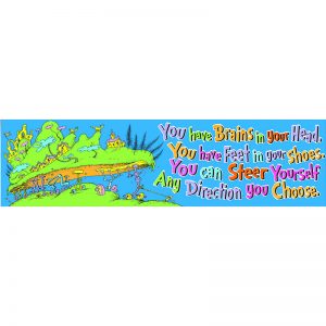 Eureka® Dr. Seuss™ Oh, The Places... Classroom Banner, 45" x 12"