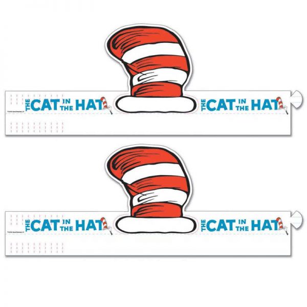 Eureka® Dr. Seuss™ Cat's Hat Wearable Cut Out Hats, 32 Per Pack, 2 Packs