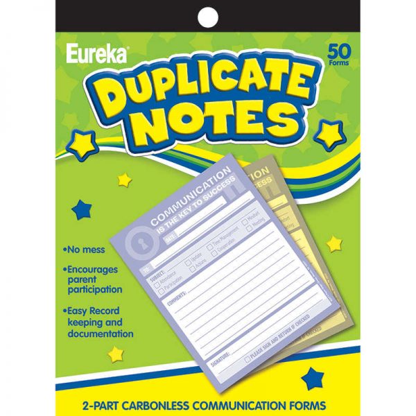 Eureka® Key to Success Duplicate Notes