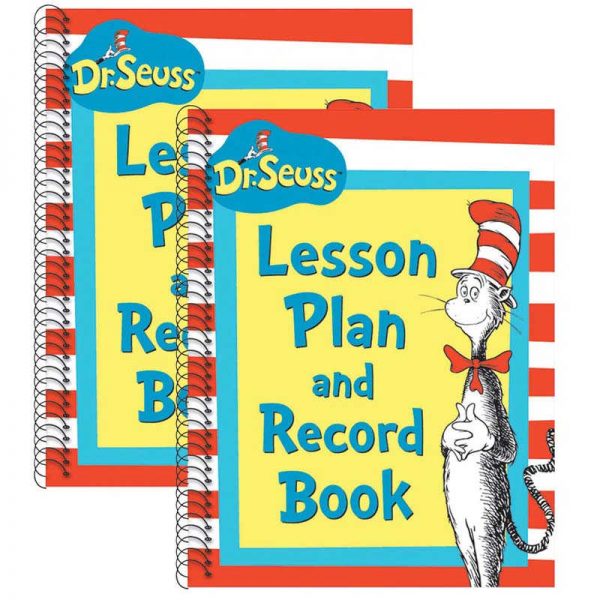 Eureka® Cat in the Hat™ Lesson Plan and Record Book, Pack of 2