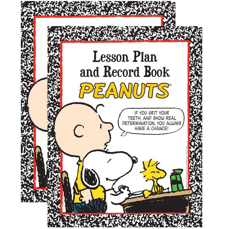 Eureka® Peanuts® Lesson Plan and Record Book, Pack of 2