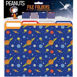 Eureka® Peanuts® NASA File Folders, Pack of 4