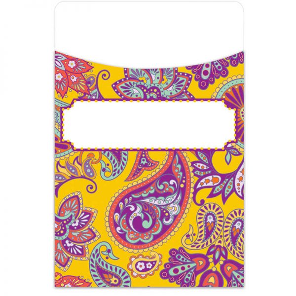 Eureka® Positively Paisley Library Pockets, Pack of 35