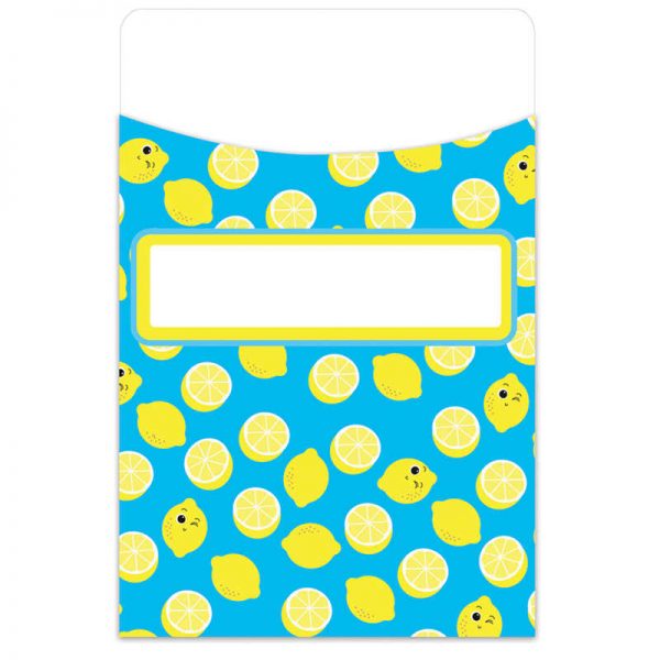 Eureka® Always Try Your Zest Library Pockets, Pack of 35