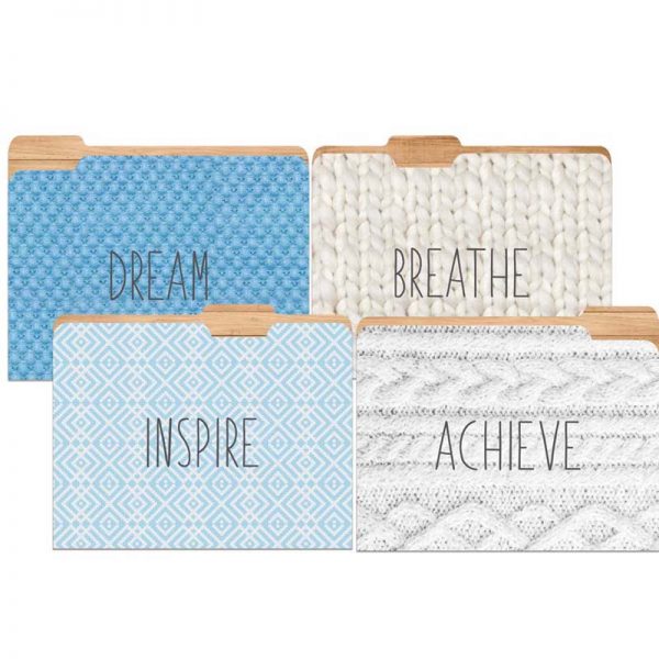 Eureka® A Close-Knit Class File Folders, Pack of 4