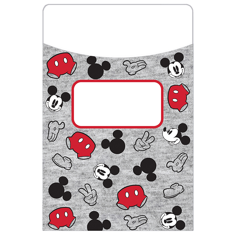 EUREKA Mickey Mouse® Throwback Library Pockets, Pack of 35