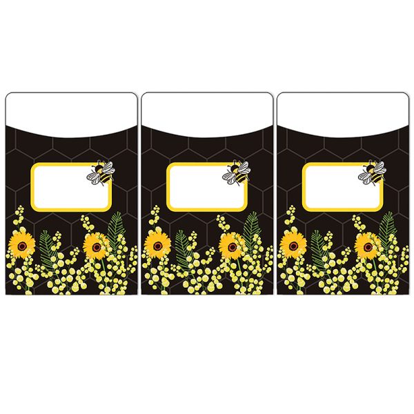 EUREKA The Hive Library Pockets, 35 Per Pack, 3 Packs