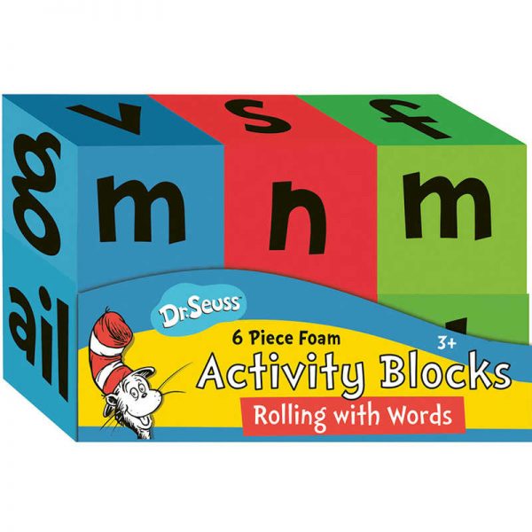 Eureka® Dr. Seuss™ Rolling With Words Foam Activity Blocks