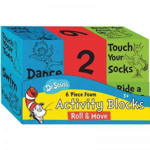 Eureka® Dr. Seuss™ Roll & Move Foam Activity Blocks