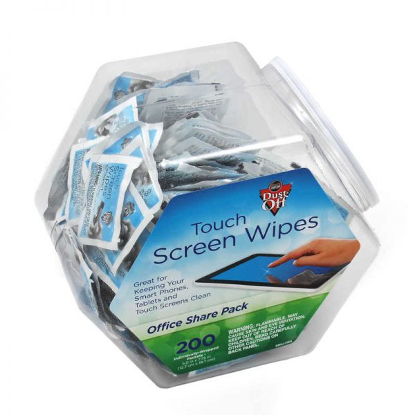 Dust-Off® Anti-Static Touch Screen Wipes, 200 Pieces