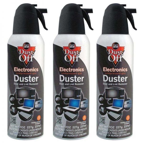 Dust-Off® Compressed Gas Duster, 7 oz., Pack of 3