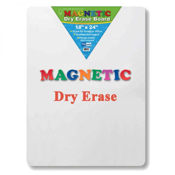 Flipside Magnetic Dry Erase Board, 18" x 24"