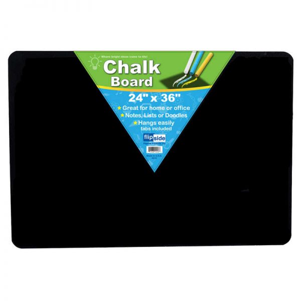 Flipside Chalk Board, 24" x 36", Black