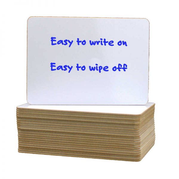 Flipside Dry Erase Board, 5" x 7", Class Pack of 24