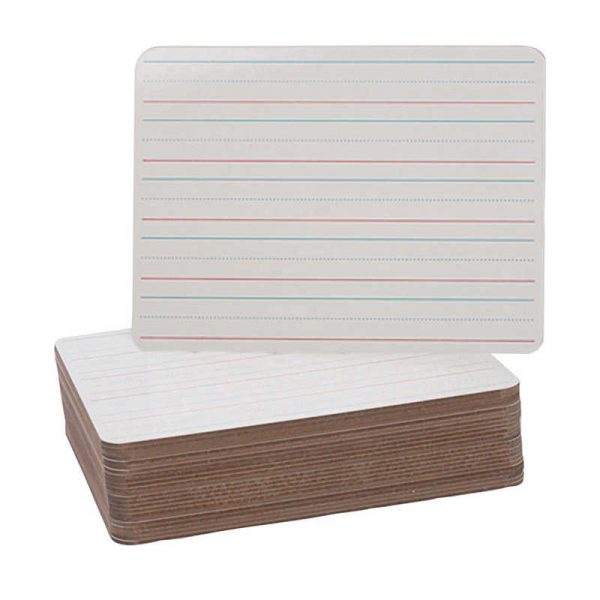 Flipside Double-Sided Dry Erase Board, 9"W x 12"L, Pack of 24