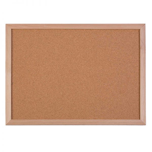Crestline Wood Framed Cork Board, 18" x 24"