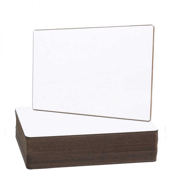 Flipside Dry Erase Board, 9" x 12", Pack of 24
