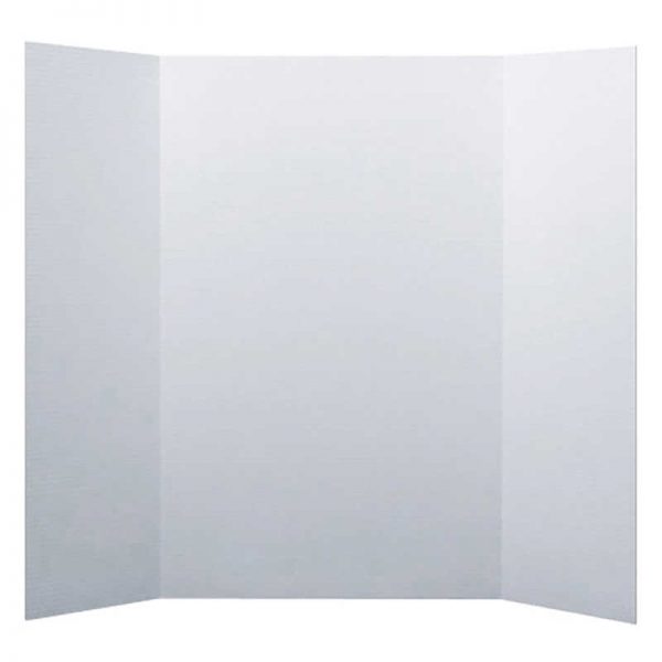 Flipside Corrugated Project Board, 1-Ply, 36" x 48", White, Box of 24