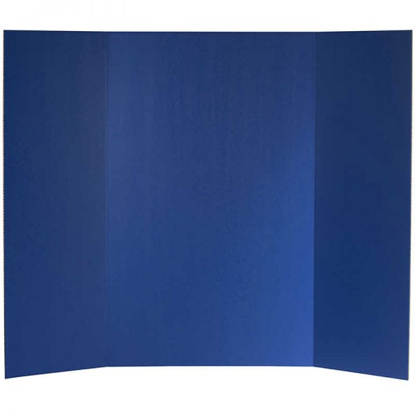 Flipside Corrugated Project Board, 1-Ply, 36" x 48", Blue, Box of 24