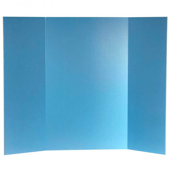 Flipside Corrugated Project Board, 1 Ply, 36" x 48", Sky Blue, Pack of 24