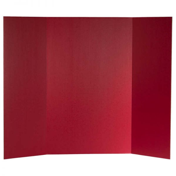 Flipside Corrugated Project Board, 1 Ply, 36" x 48", Red, Pack of 24