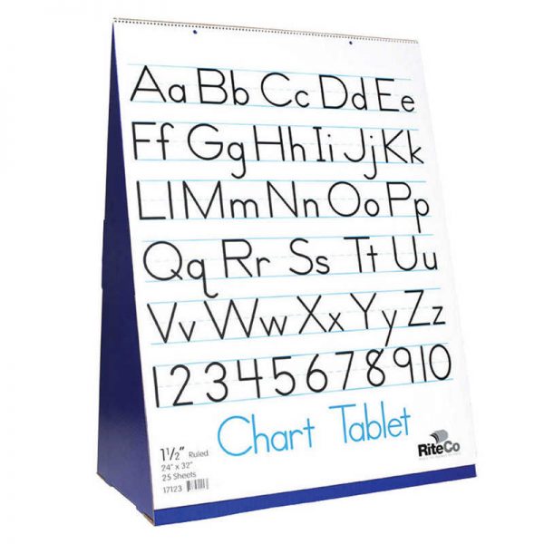 Flipside Flipside Spiral-Bound Flip Chart Stand with 1.5" Ruled Tablet