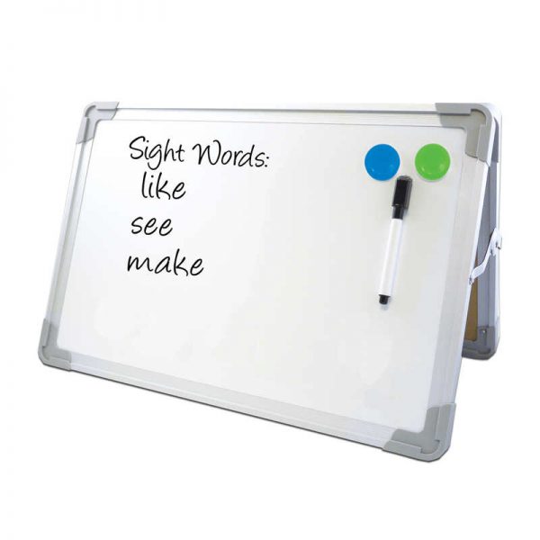 Flipside Desktop Easel Set with Pen and Two Magnets, 20" x 16"