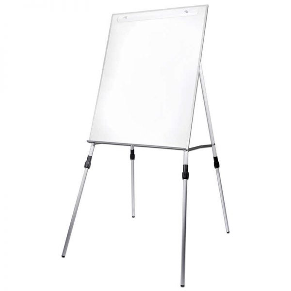 Flipside Dry Erase Easel with Adjustable Legs, 46" x 5" x 29.5"