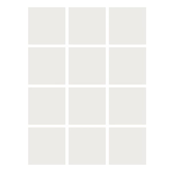Flipside Products Dry Erase Stickables with Dry Erase Marker, White, 5" x 5", 12 Per Pack, 2 Packs