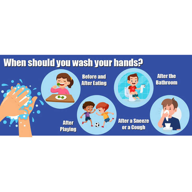 TeachersParadise - Flipside Products When to Wash Your Hands Low Tac ...