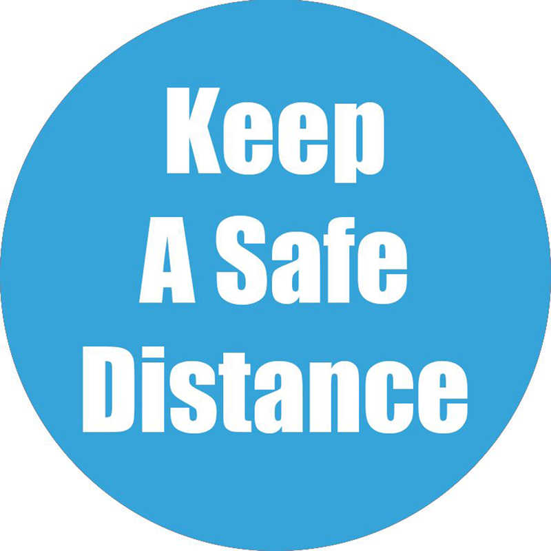 Safe Distance Sticker TeachersParadise - Flipside Products Keep a Safe Distance Anti-Slip ...