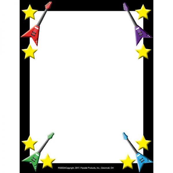 Hayes Rock Star Border Paper