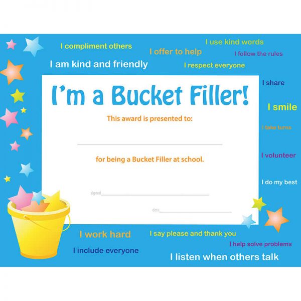 Hayes Bucket Filler Award- Pack of 30