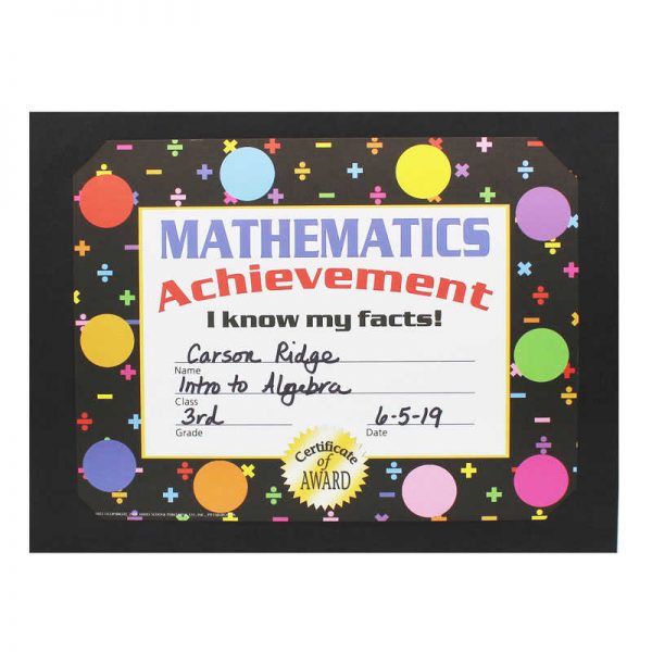 Hayes Plain Black Certificate Folders, 10" x 13", Pack of 30