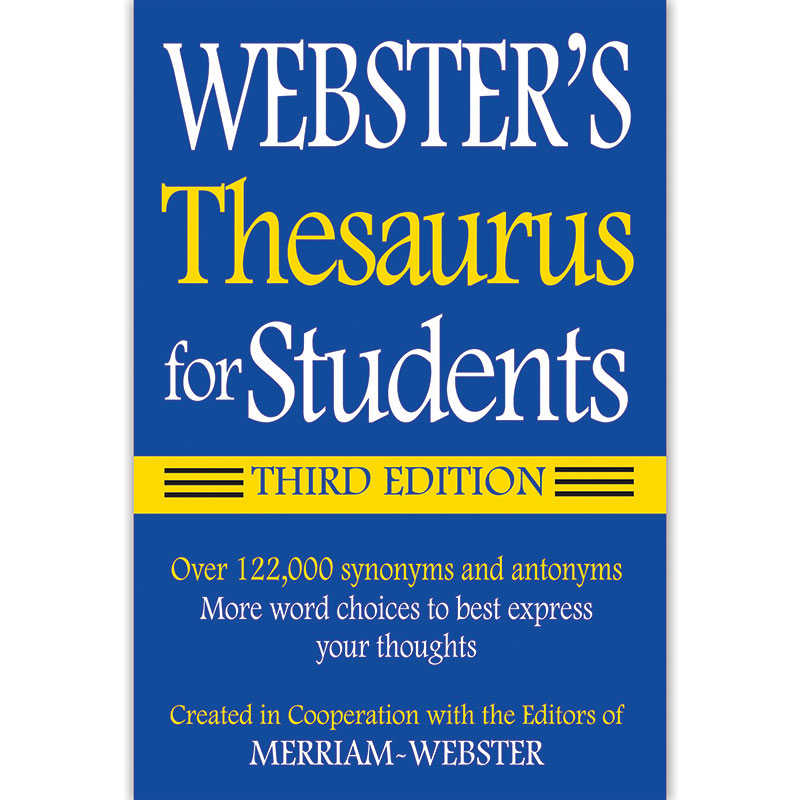TeachersParadise ster’s Thesaurus for Students FSP9781596950948