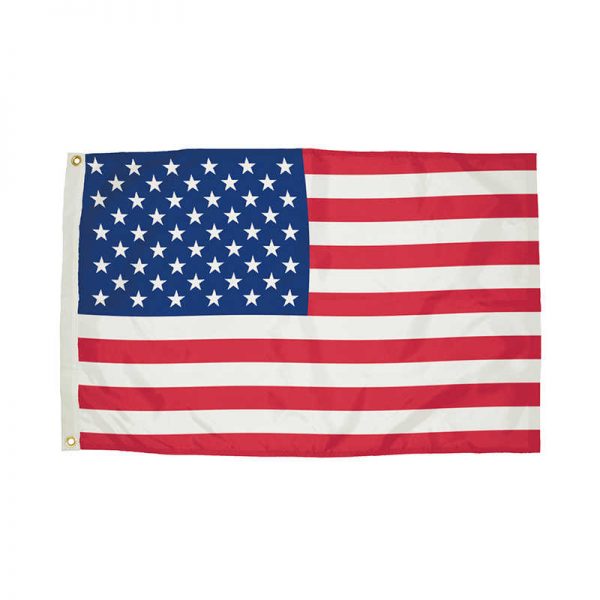Independence Flag Durawavez Nylon Outdoor U.S. Flag with Heading & Grommets, 4' x 6'
