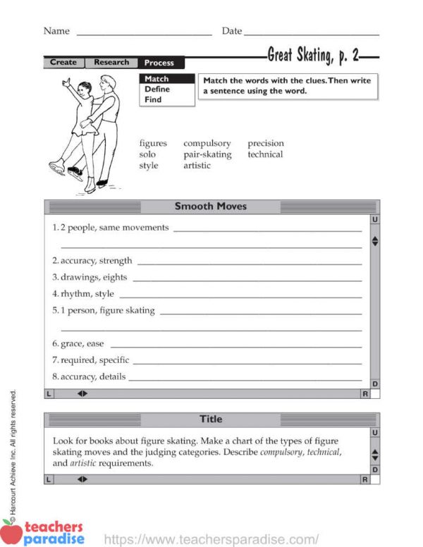 Figures on Ice Activity by Harcourt Achieve Inc - TeachersParadise