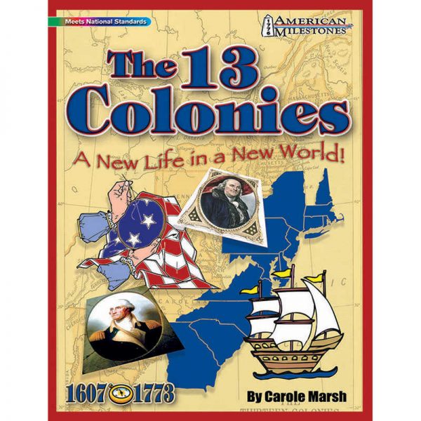Gallopade American Milestones, The 13 Colonies