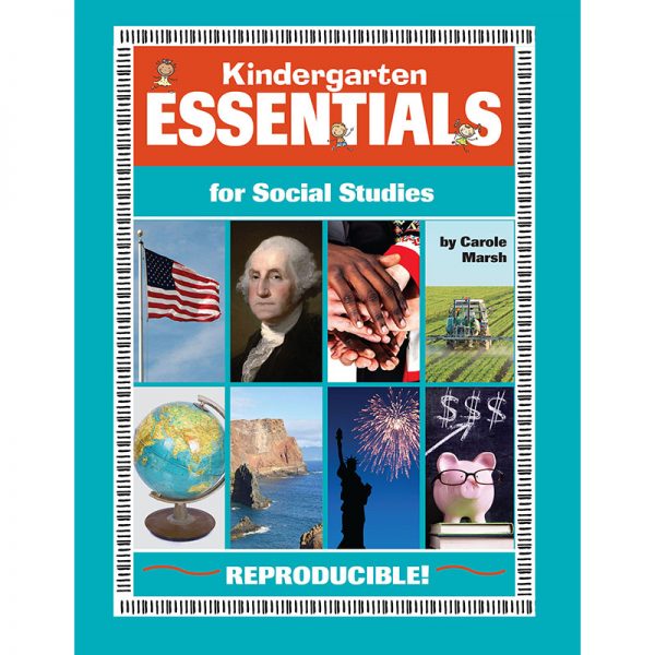 Gallopade Kindergarten Essentials for Social Studies Reproducible Book