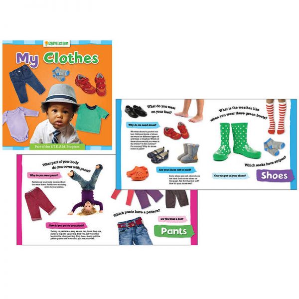 Grow with STEAM Grow with STEAM Board Book, My Clothes